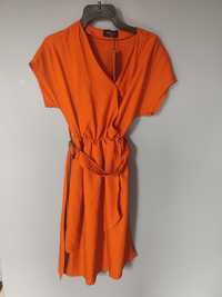 Pomarańczowa sukienka Mohito 32