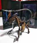 Neca figura de alienígena, figura de ação colecionável com grânulos de