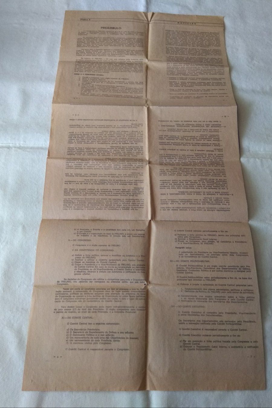 Frente de Libertação de Moçambique Frelimo Estatutos e Programa