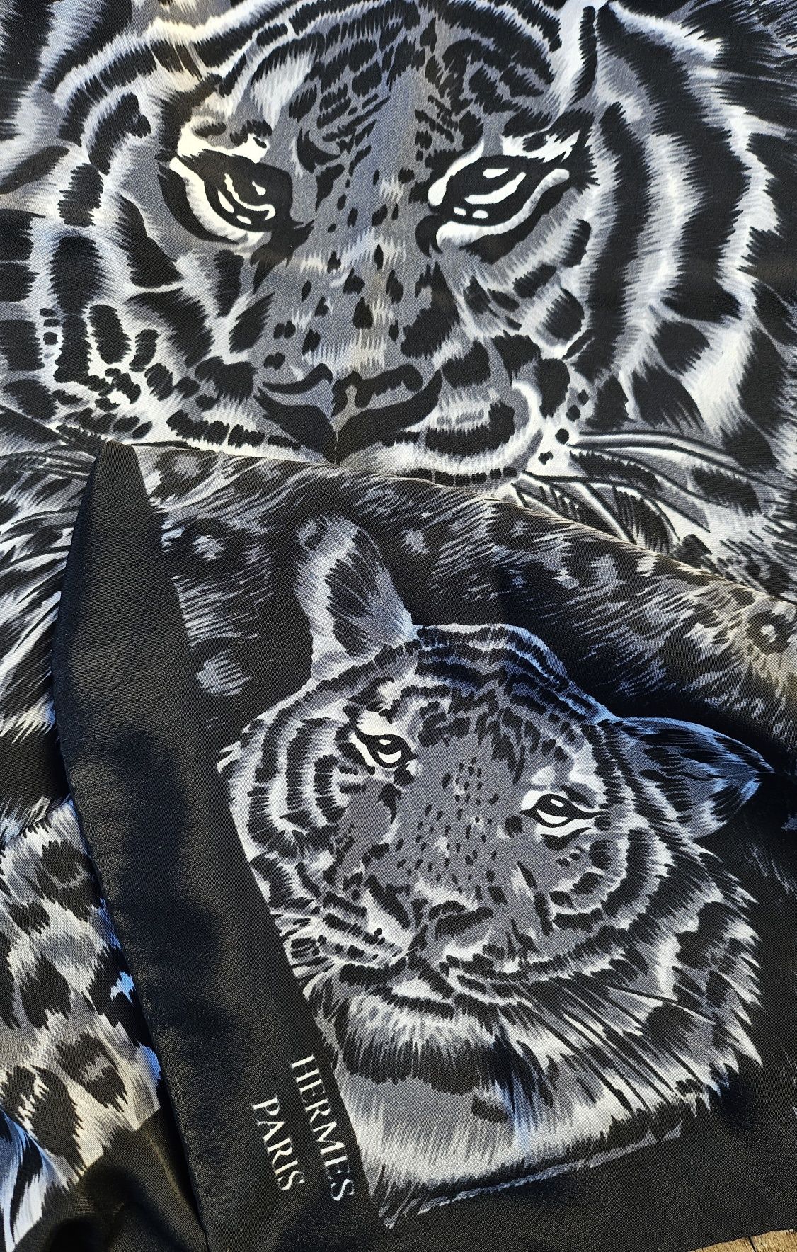 Шарф хустинка hermes leopard