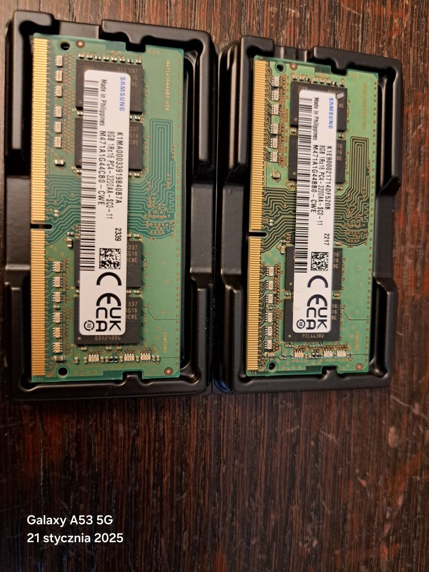 DDR4 Samsung 3200MHz 16GB (2x8GB) sodimm Nowe do laptopa
