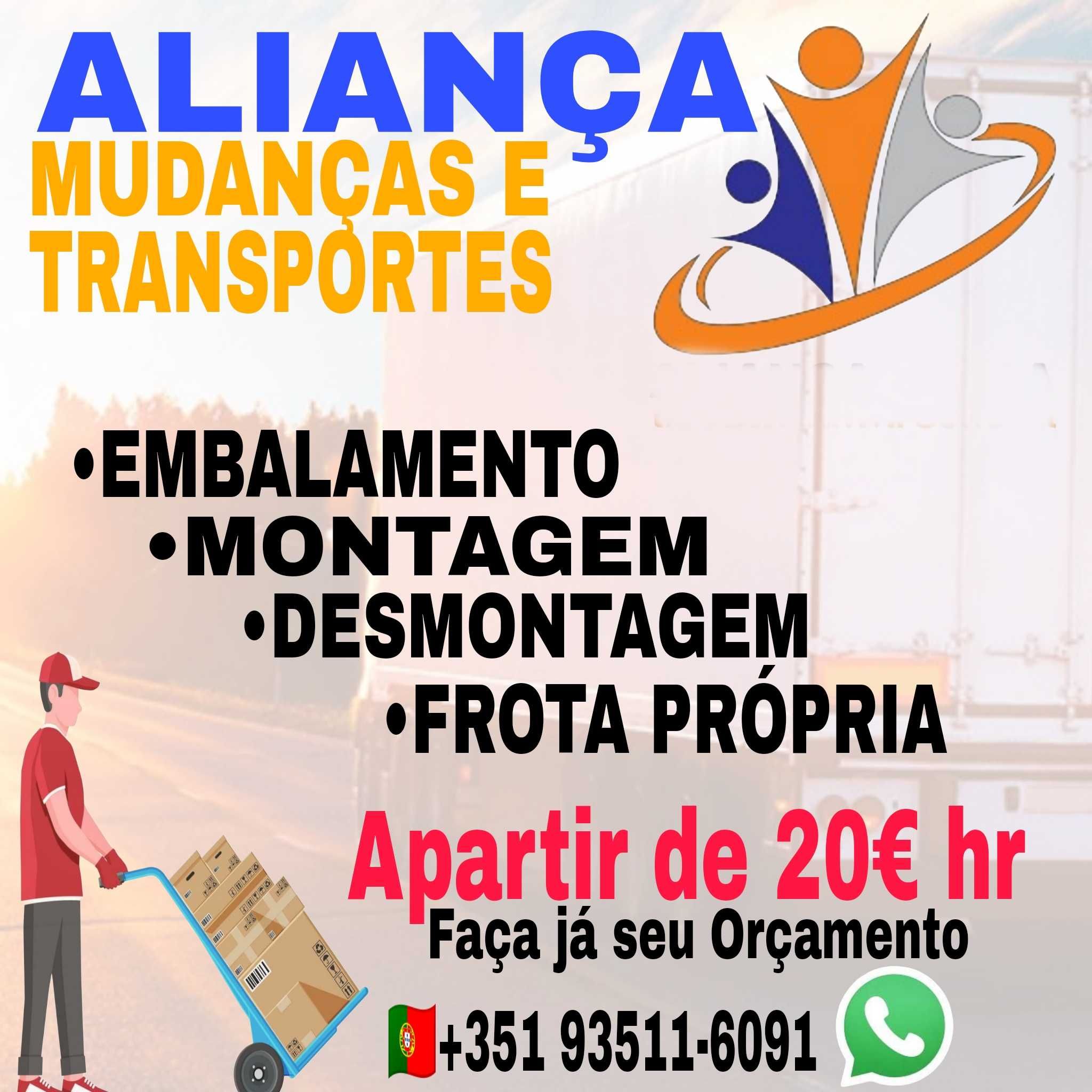 mudanças e transportes