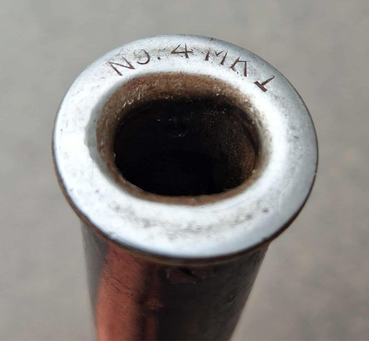 Bagnet angielski Gwóźdź No 4 MK II sygnowana pochwa Prince-Smith