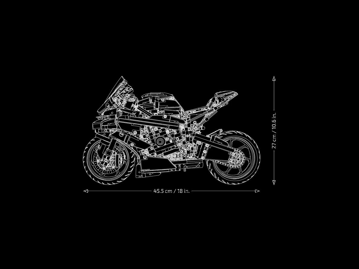 Lego BMW 1000 RR - Novo/Selado