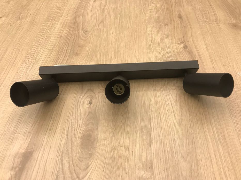 Lampy sufitowe czarne 4szt.