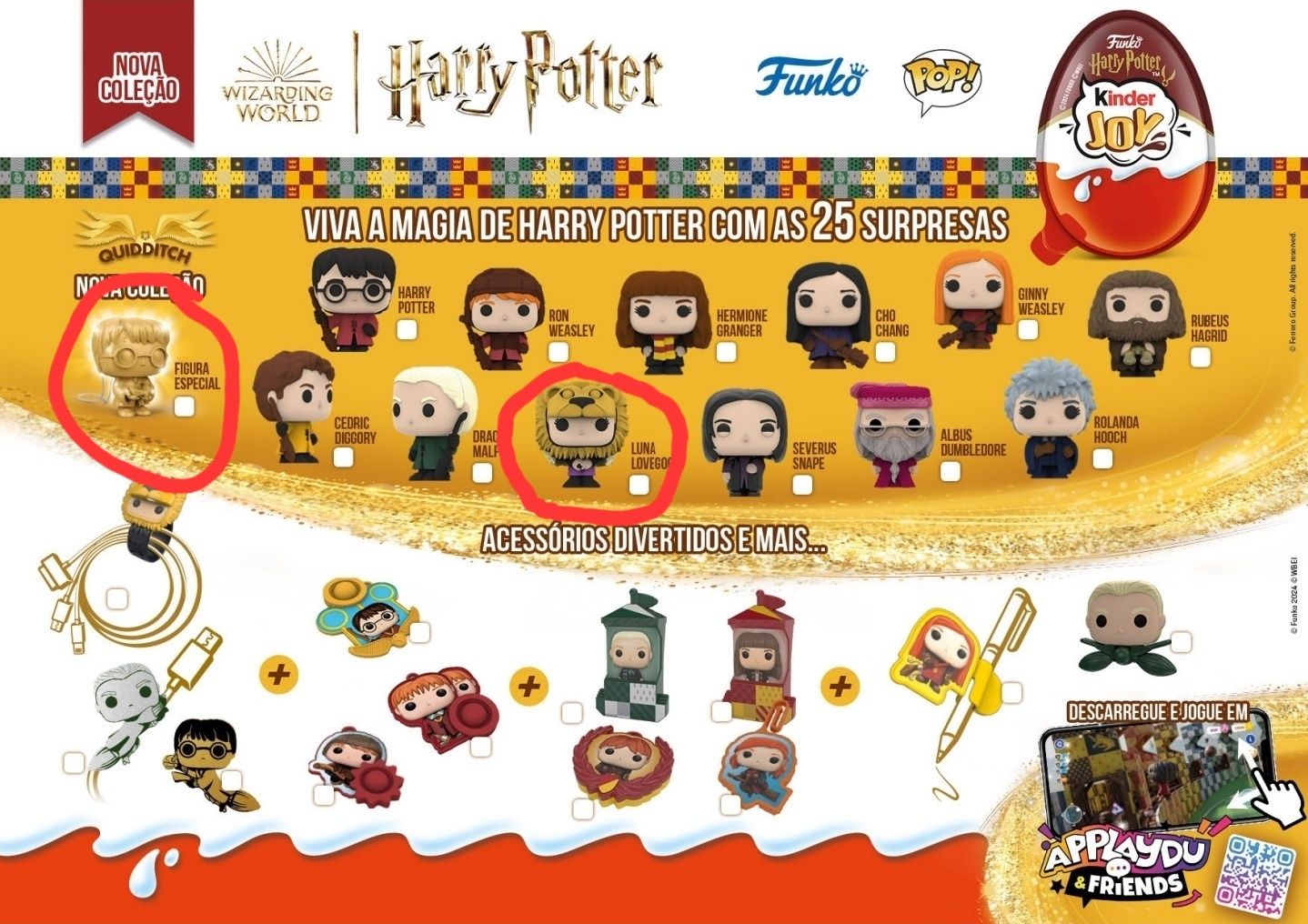 Funko pop - kinder Joy - Harry potter Quidditch