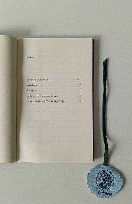 Uma bibliografia sobre Jorge de Sena