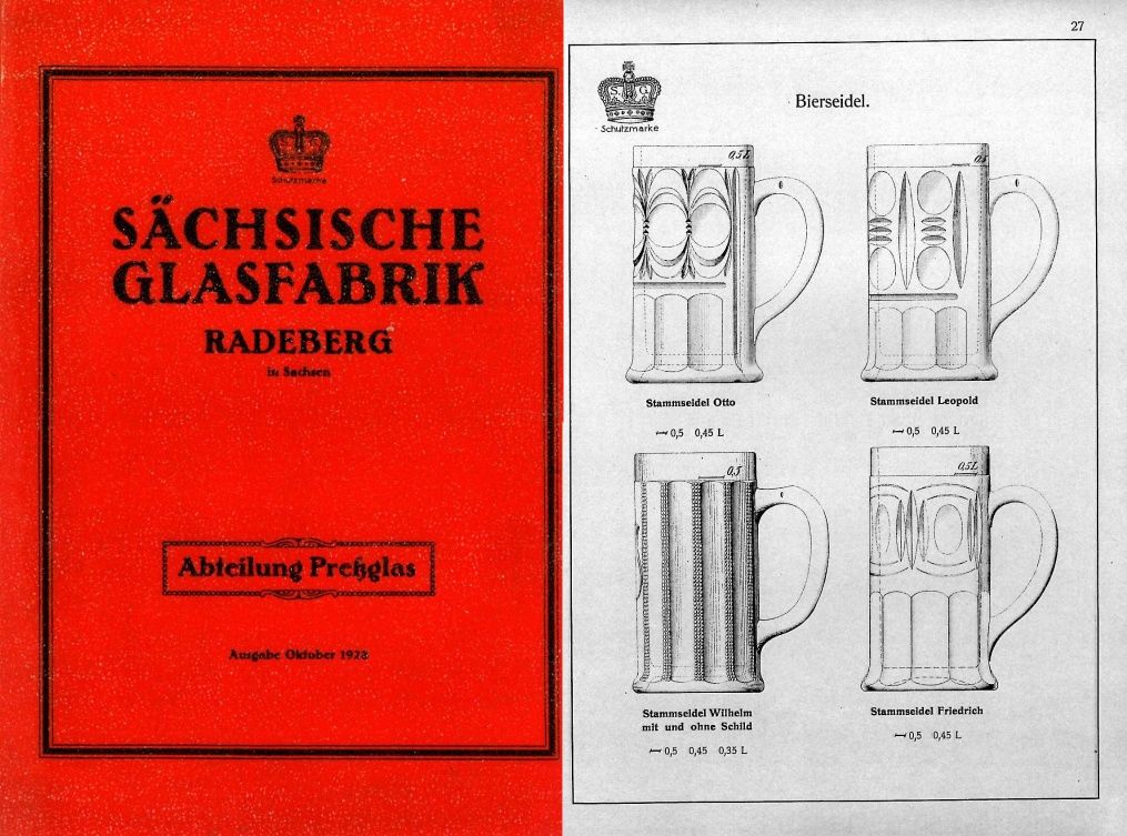 Старинные пивные бокалы, кружки, Германия, начало ХХ века