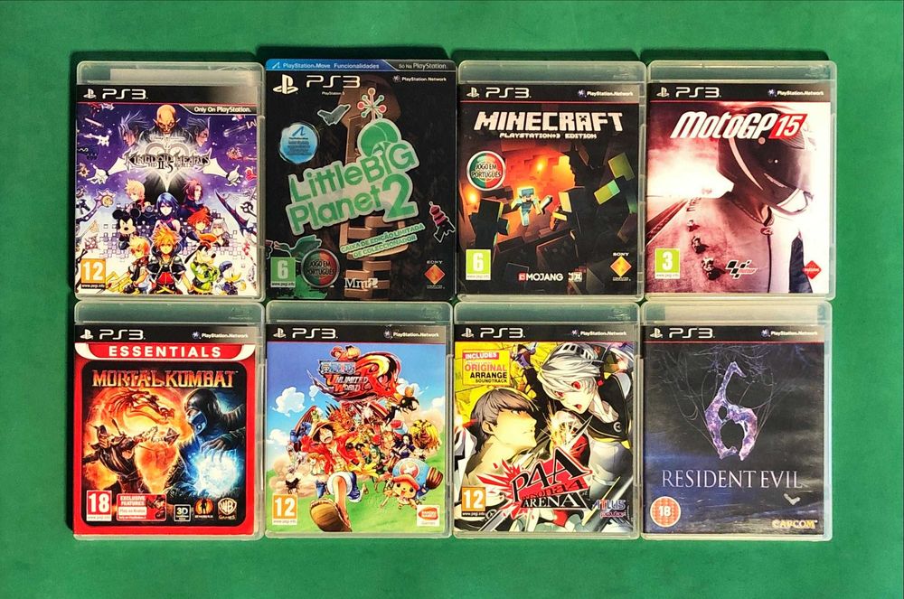 PLAYSTATION 3 PS3 Bioshock Evil Kingdom Minecraft Mortal One Sly Souls