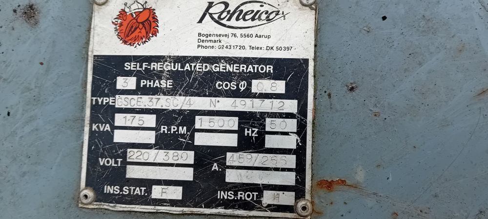 Agregat Prądotwórczy 130 150 kw 160 180 kva silnik Actros przebieg 00
