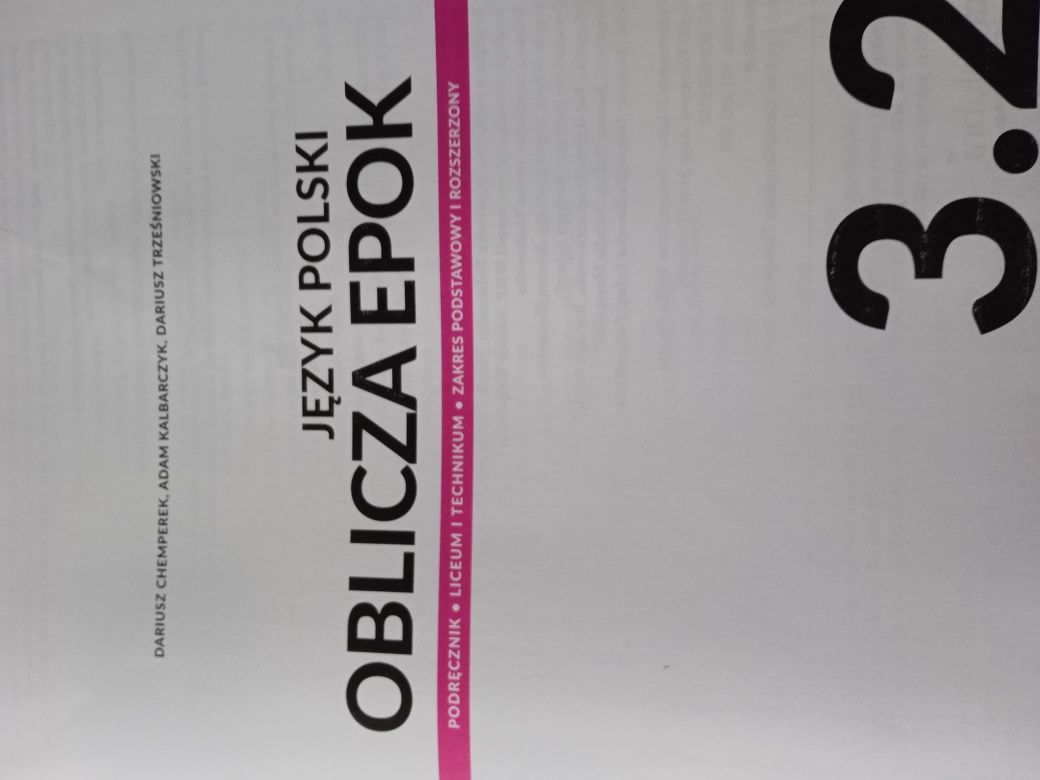 Oblicza epok 3.2 języka polskiego