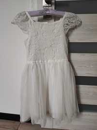 Sukienka biała Cool club 134 stan idealny