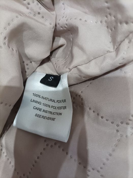Kamizelka futro naturalne lis