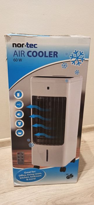 Schładzania Klimator wentylator na pilota 3 poziomy nawiewu na kółkach