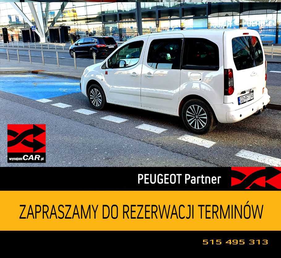 Wypożyczalnia aut , Peugeot partner  HAK  dostawcze wynajem samochodów