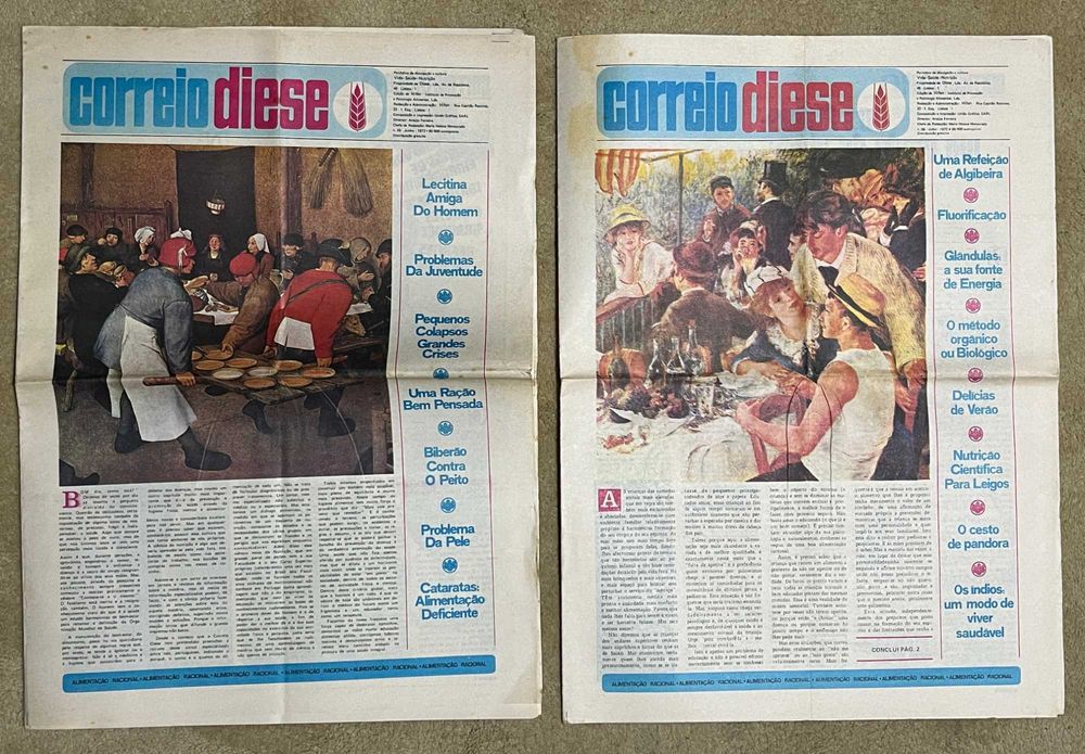 Jornais antigos diversos - a saldar 1,5€ unidade