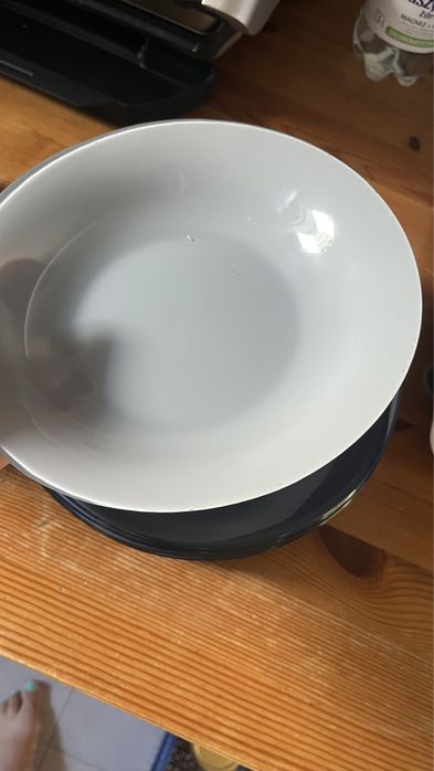 Talerze obiadowe głębokie i płytkie