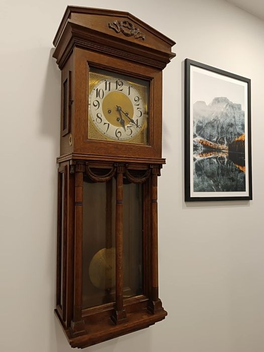 Wielki Junghans Kwadransowy gong  spiralny i strunowy.