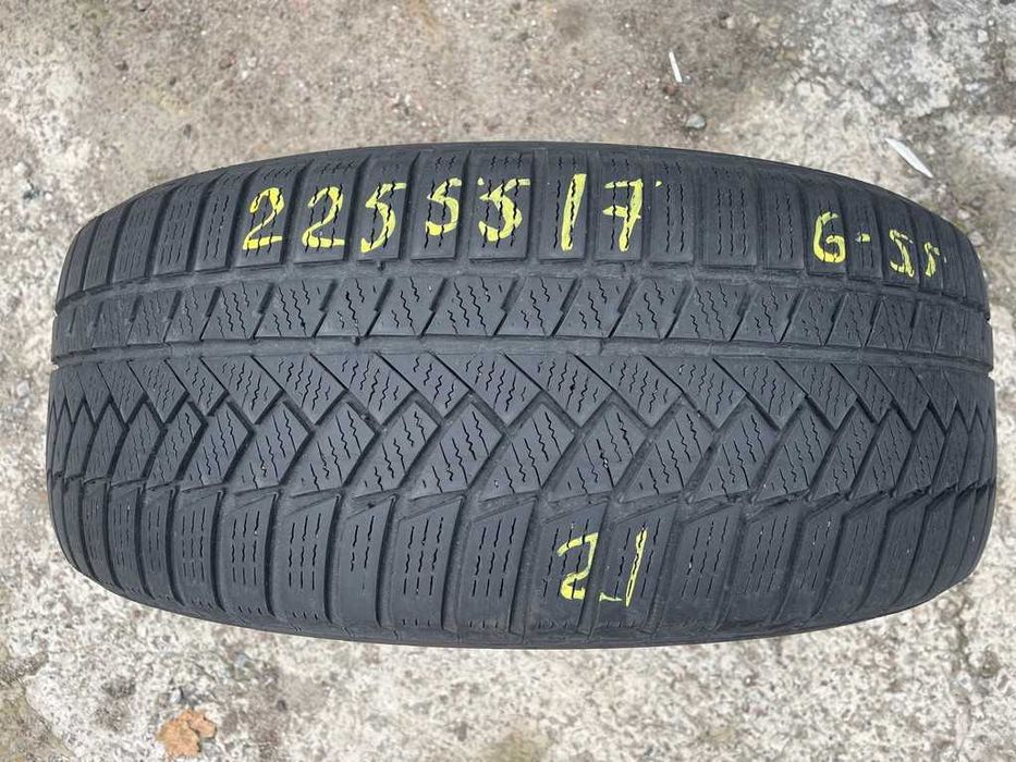 Continental WinterContact Ts850P 225/55r17 97H шина бу зима 1 штука