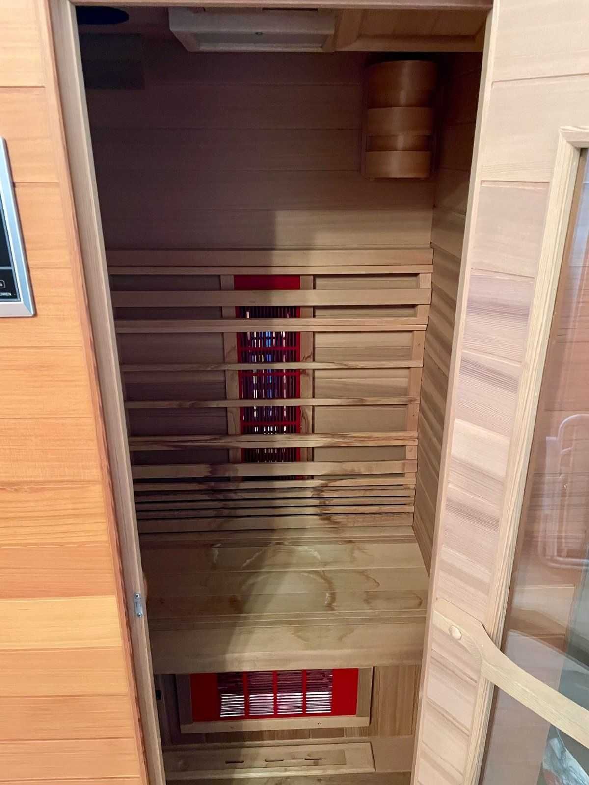 Sauna Kabina podczerwieni infrared ARMSTARK 1-2 osobowa panel dotyk