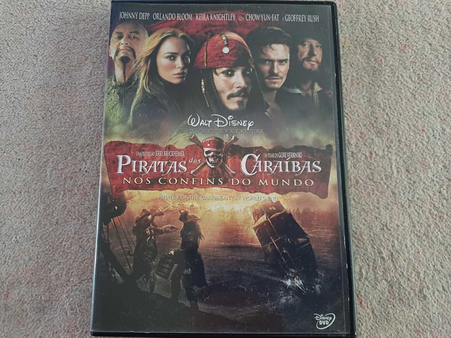 DVD Pirata das Caraíbas- Nos Confins do Mundo,c Depp, Bloom, KNightley