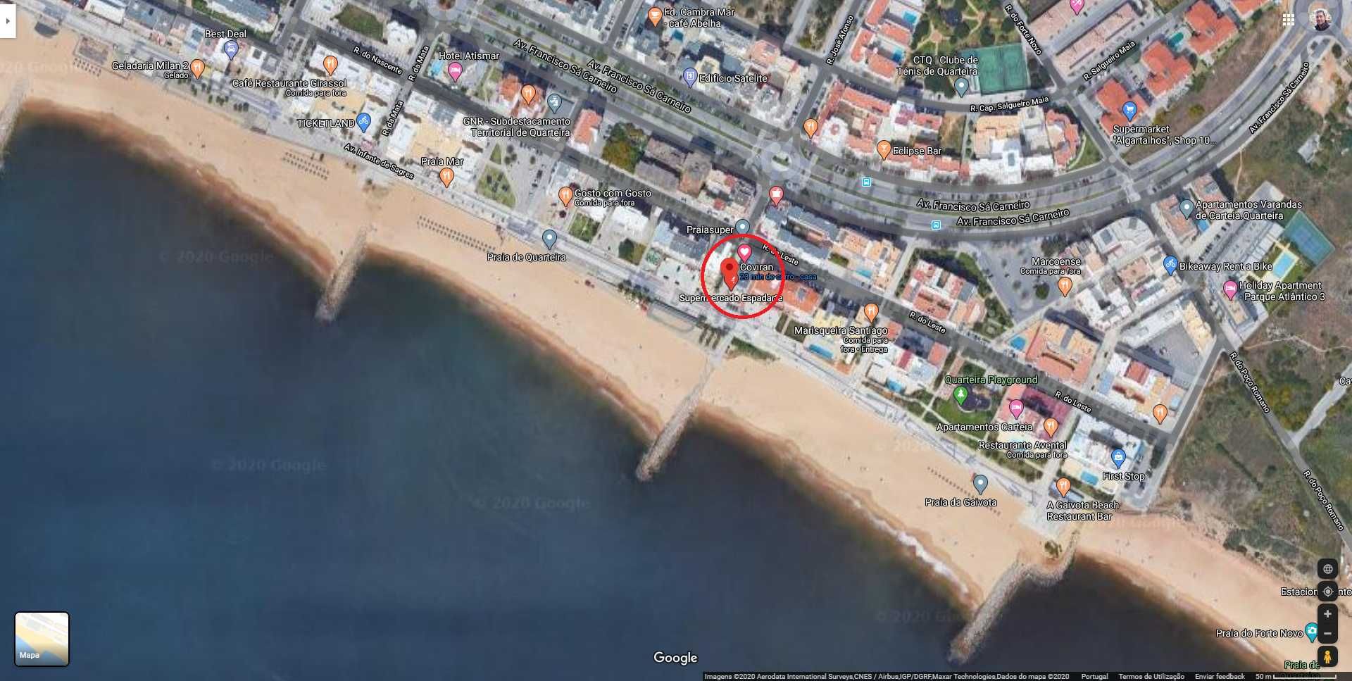 Apartamento Vista Mar Quarteira 1ª Linha FÉRIAS