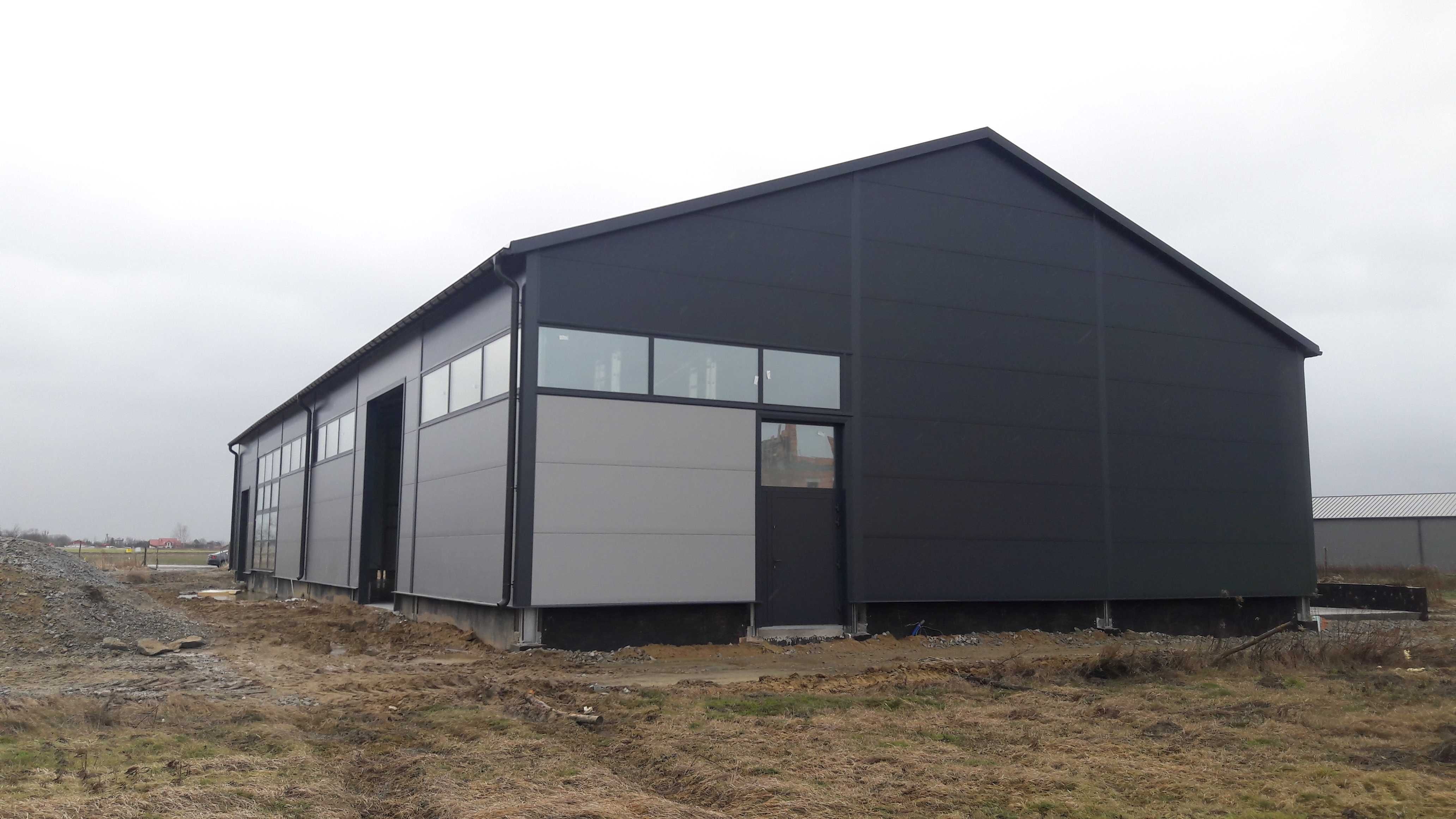 Hala stalowa izolowana 630m2 magazyn produkcja