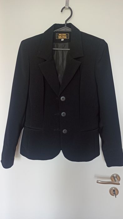 Czarna marynarka żakiet 36/S