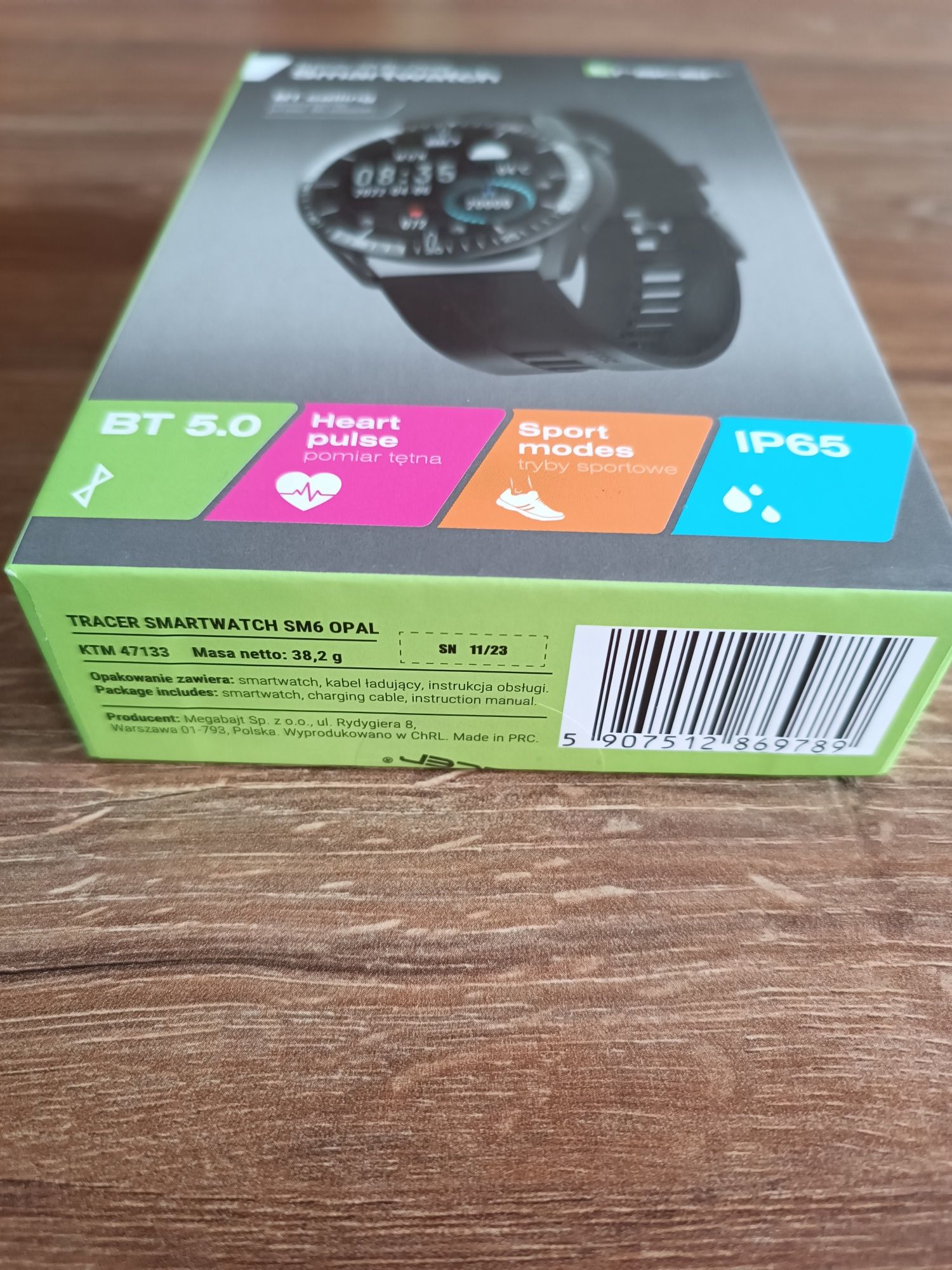 Nowy TRACER Smartwatch SM6 OPAL