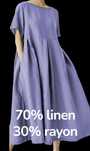 Wyprzedaż, Sukienka len/rayon XL