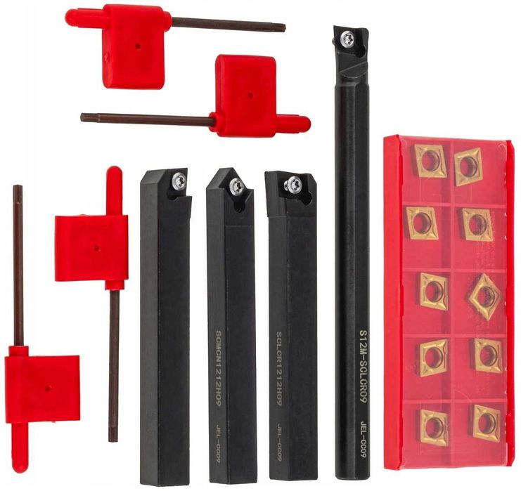 Noże tokarskie składane z wymiennymi płytkami 12x12mm Kpl 4szt