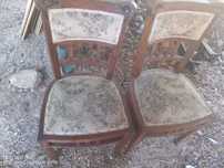Conjunto cadeiras namoradeira antigas