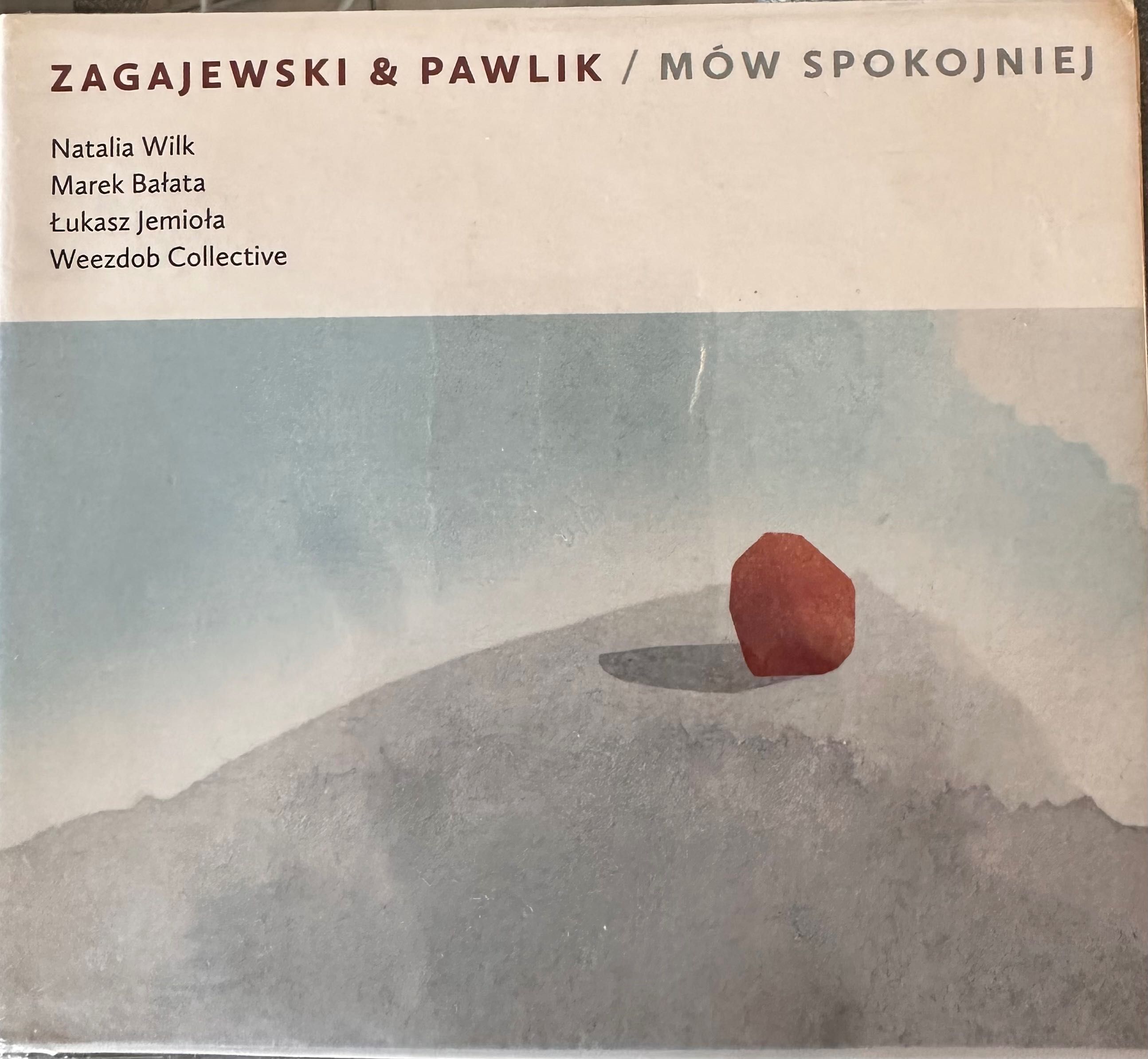 Płyta CD, Zagajewski & Pawlik – Mów Spokojniej.