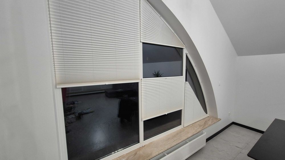 Żaluzje Plisowane na okna DACHOWE , Ogrody zimowe Plisy Rolety Żaluzje