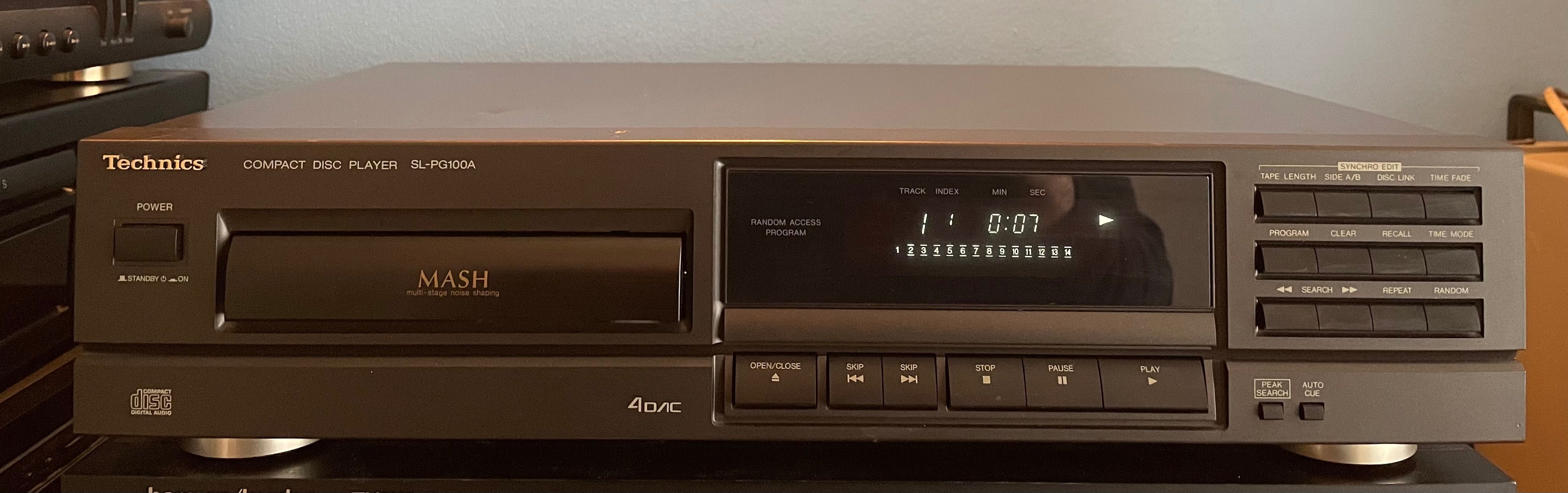 TECHNICS SL-PG100A Odtwarzacz CD