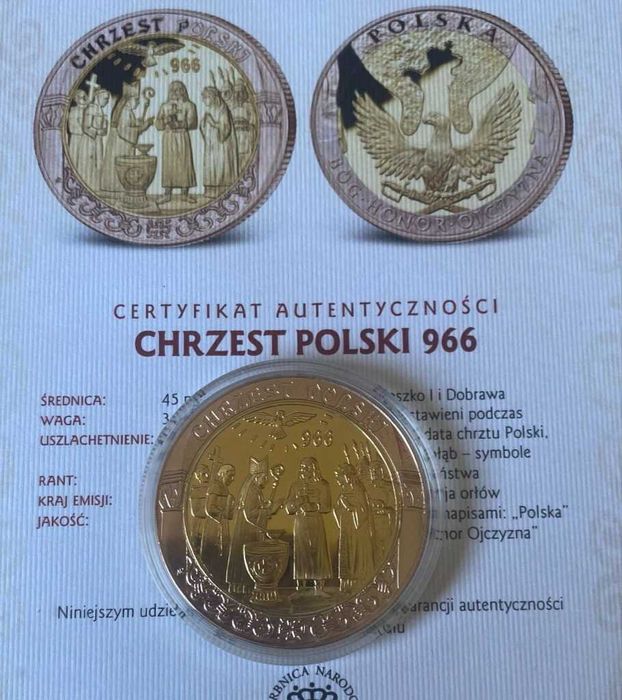 Skarbnica Narodowa Chrzest Polski 966