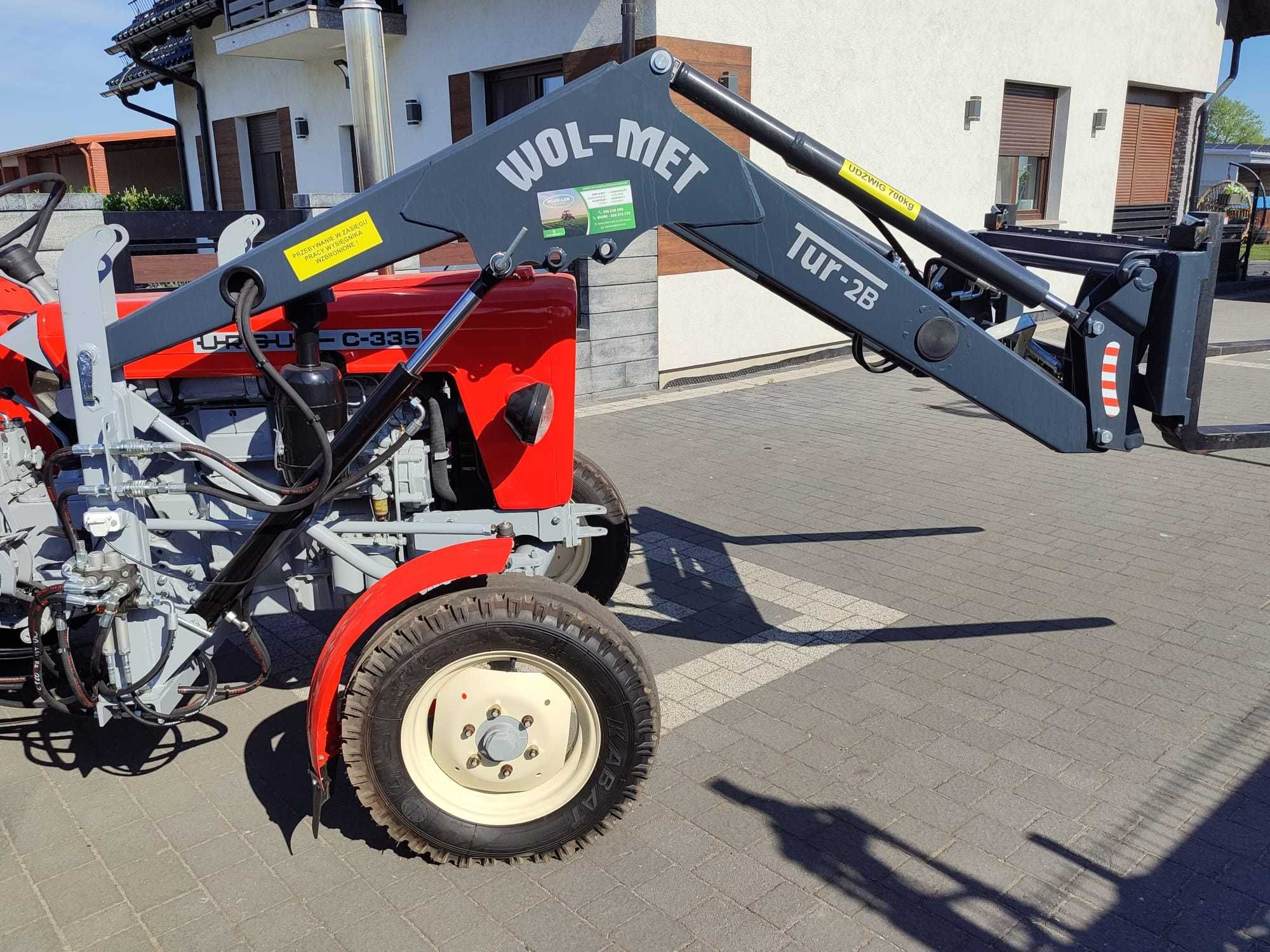 Ładowacz czołowy TUR-2B C360 C330 EURORAMKA 3 sekcyjny dowóz montaż
