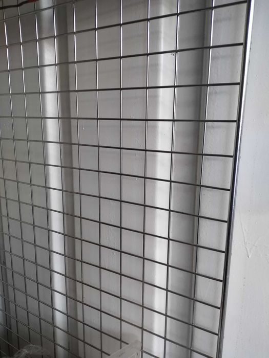 Сітка металева біла 2х1м, хромована