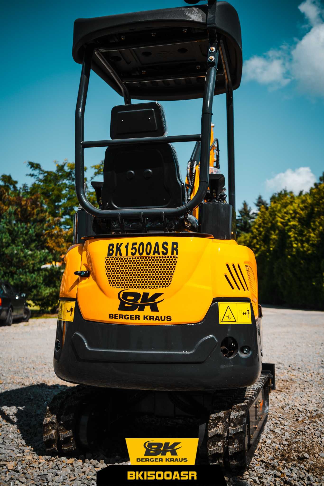 Mini Koparka Berger Kraus BK1500ASR  Joystick osprzęt YANMAR