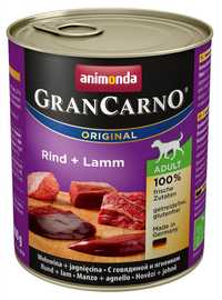 GranCarno wołowina + jagnięcina adult 6x800g