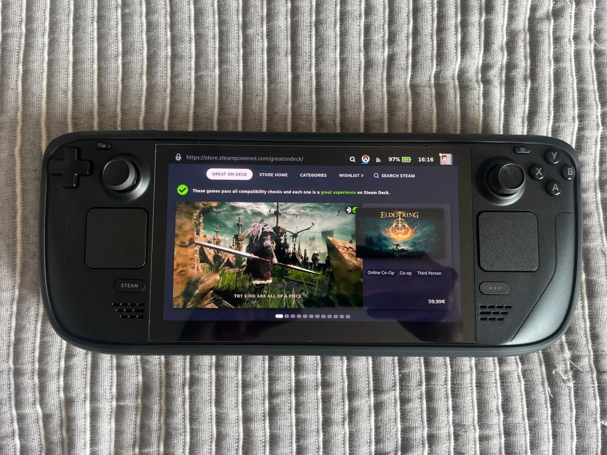 Steam Deck 512GB OLED + Capa + Docking Station