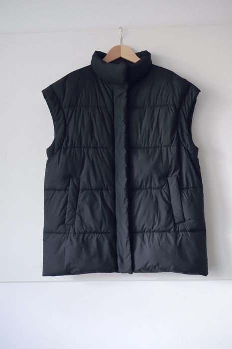 Massimo Dutti Czarna kamizelka oversize