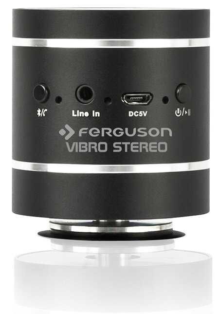 Głośniki przenośne Ferguson Vibro Stereo Bluetooth czarny