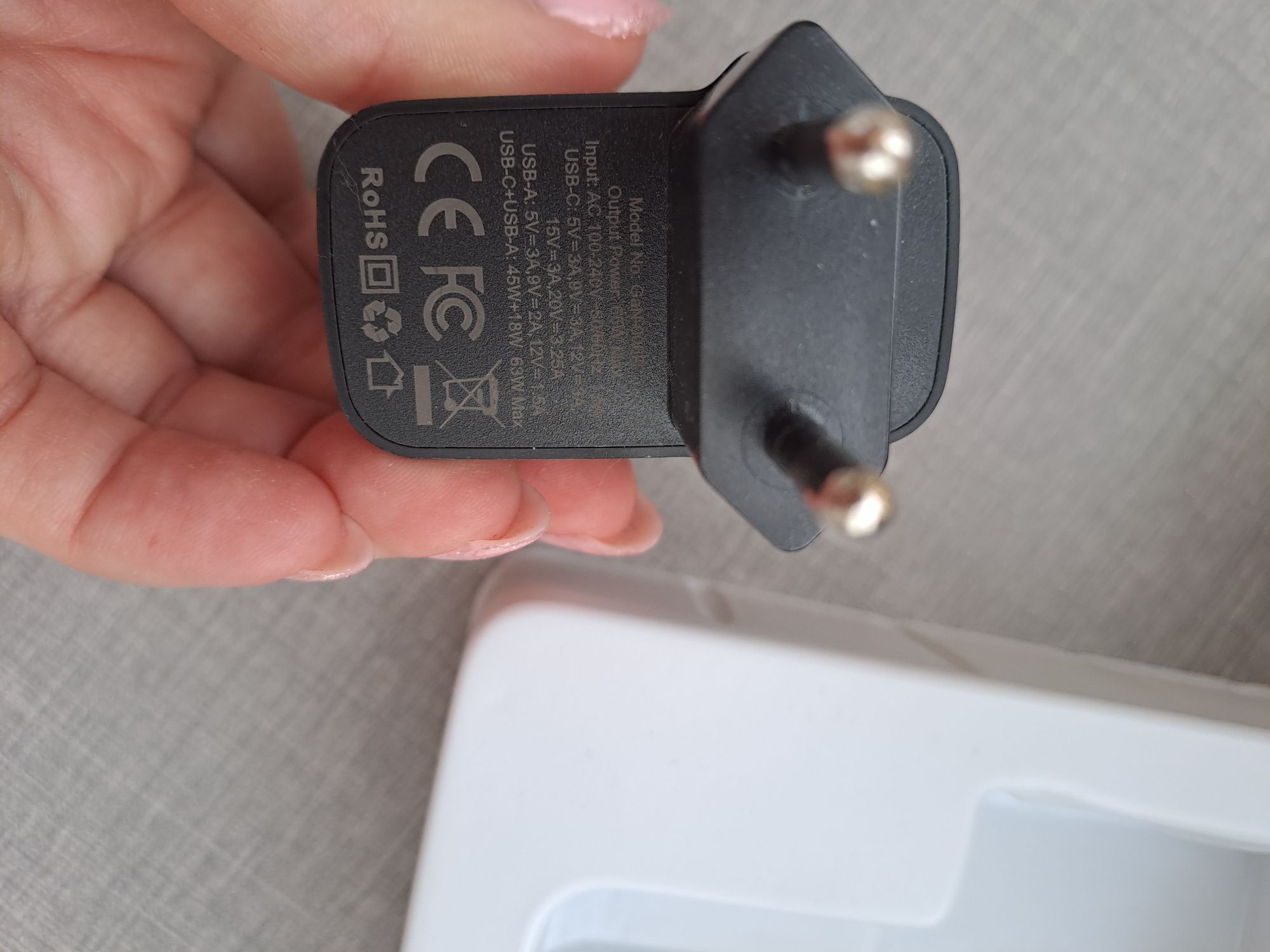 Швидка зарядка 65W Toocki, USB-A, USB-C