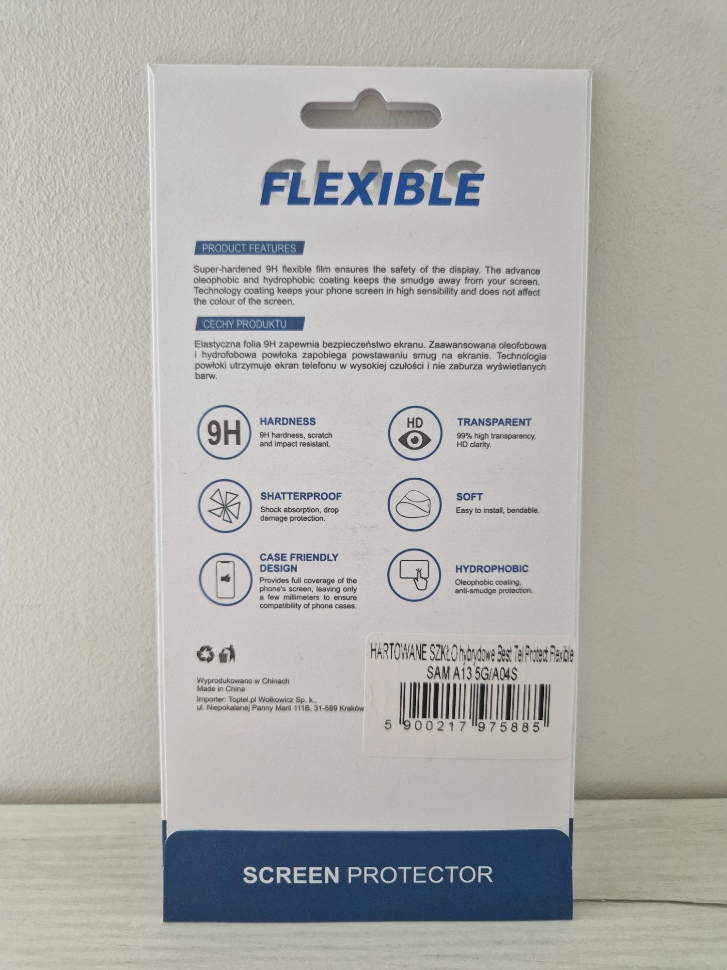 Hartowane szkło hybrydowe Tel Protect Flexible do SAMSUNG A13 5G/A04S