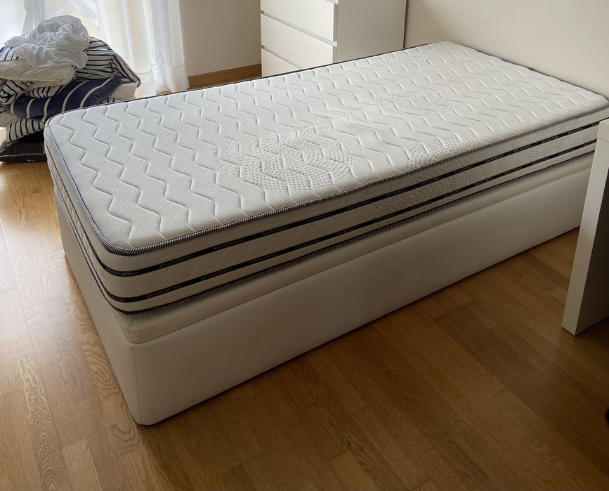 Somier com abertura lateral 195cm x 95cm, marca lusocolchao.