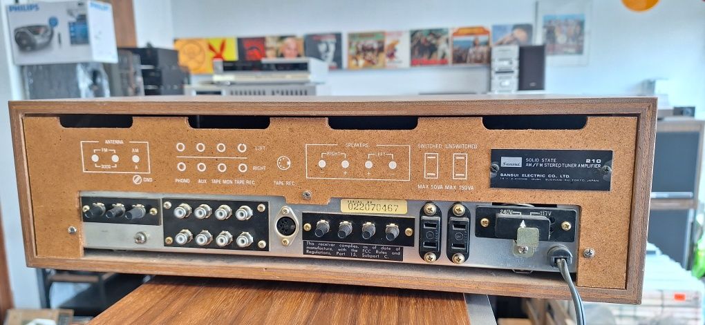 Sansui 210 . Amplituner stereo. St. B.dobry Audio Vintage Pr