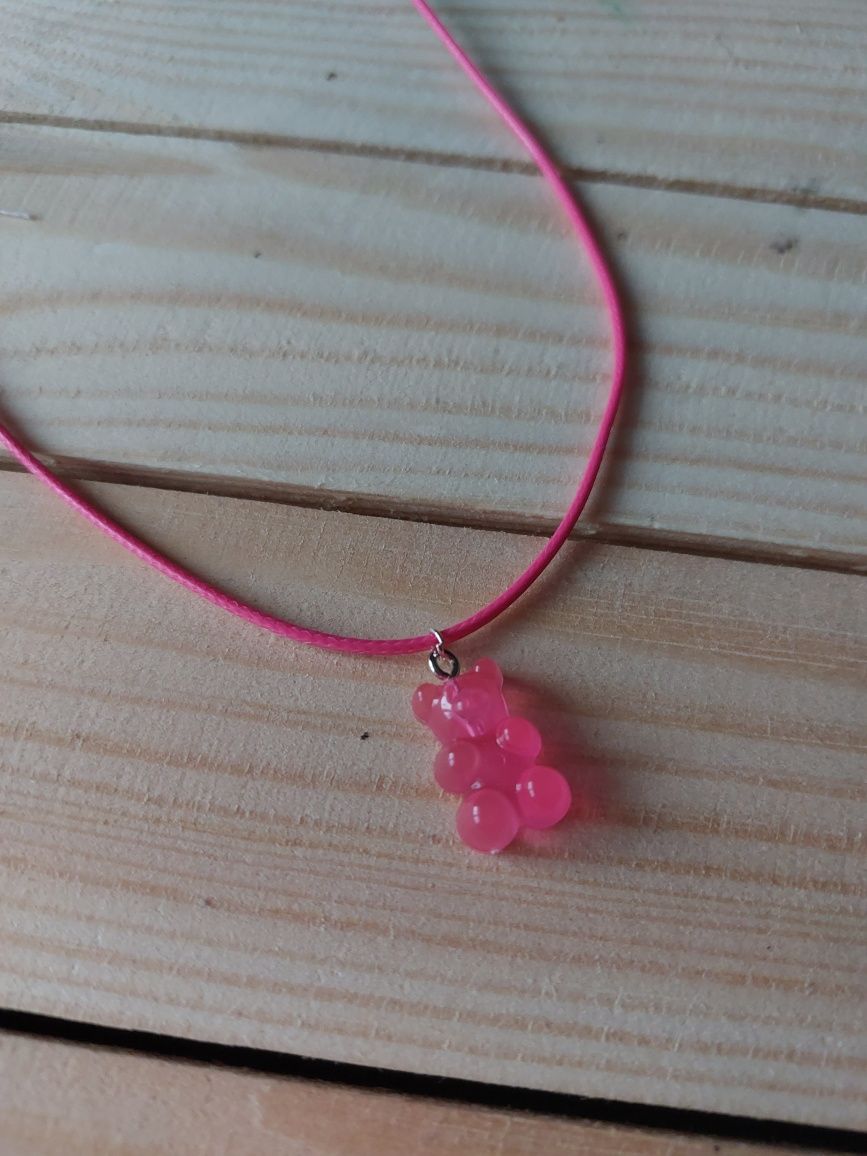 Naszyjnik Miś "Haribo" RÓŻNE KOLORY
