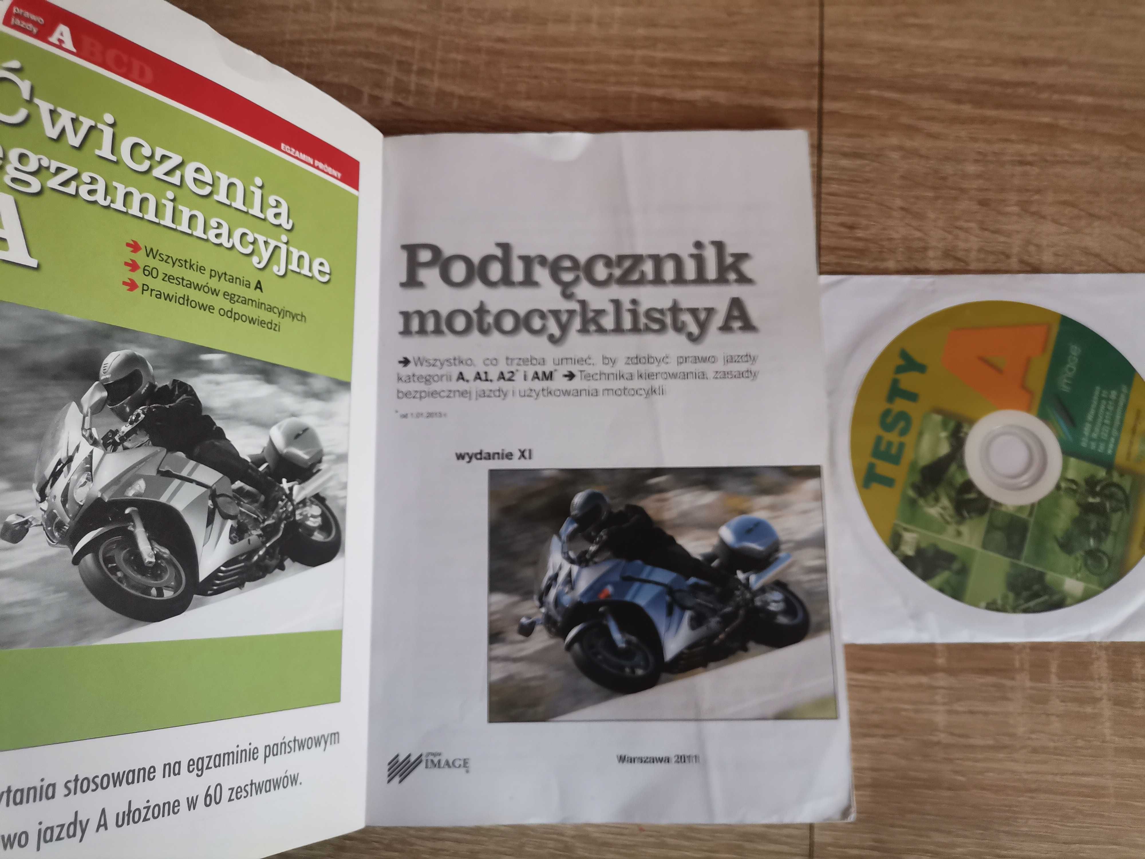 Podręcznik motocyklisty A plus płyta z testami