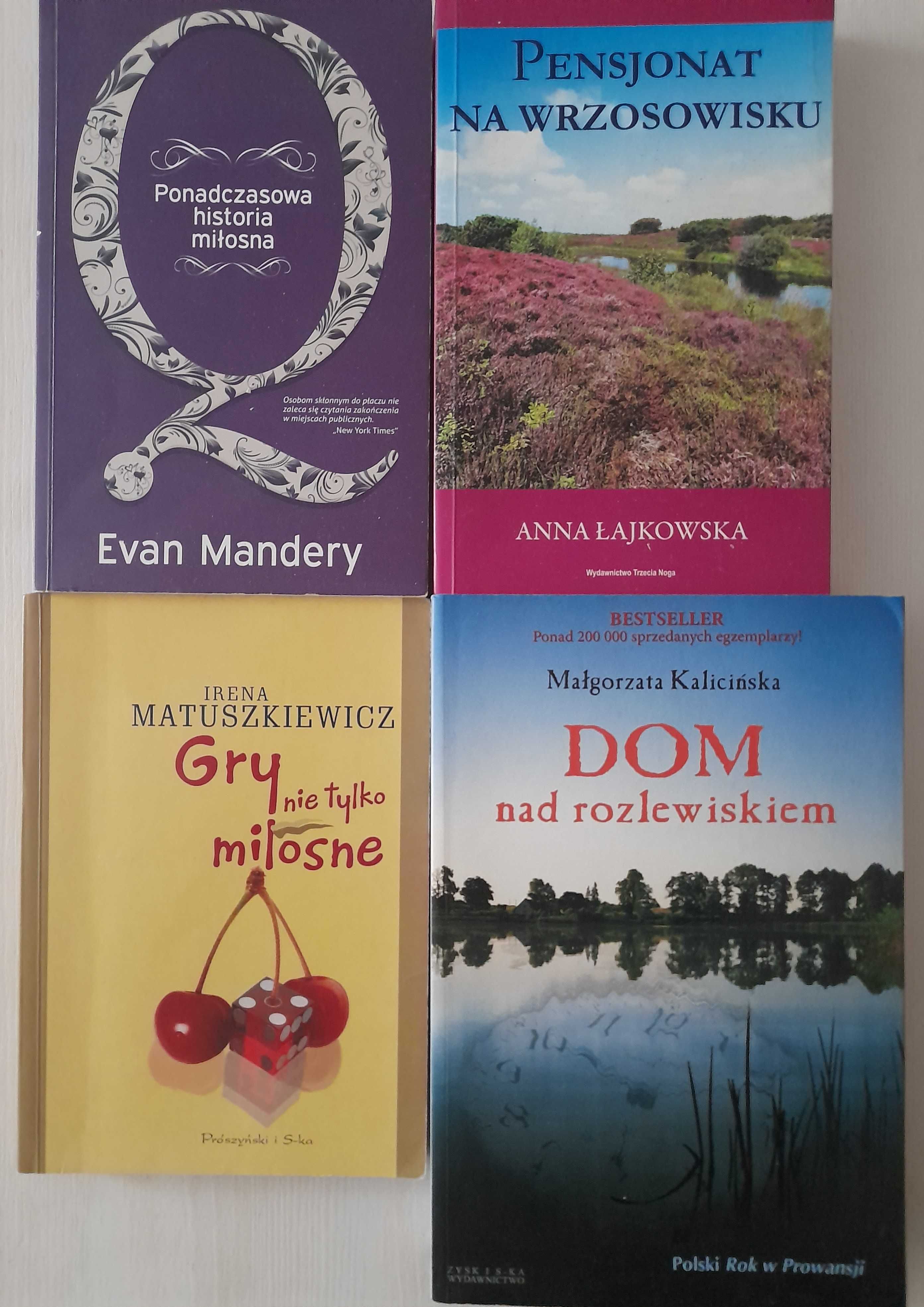 Literatura kobieca 4 książki Ponadczasowa historia miłosna Mandery...